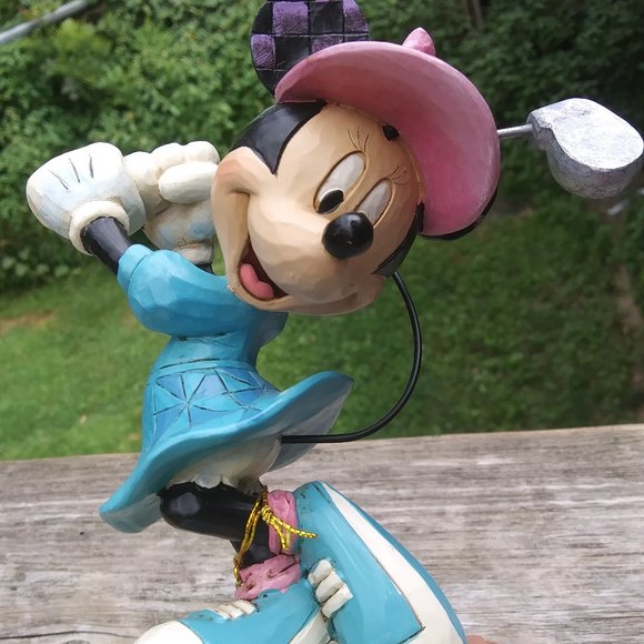 Disney Traditions Jim Shore Enesco Minnie mouse Golfing figurine - Picture 3 of 16